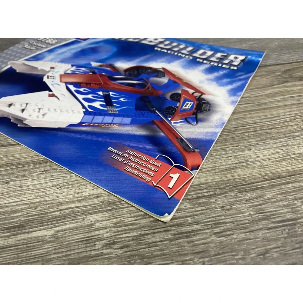 Vintage 2003 Mega Bloks ProBuilder 9788 Cyclone‎ Racer Instruction Manual Book 1
